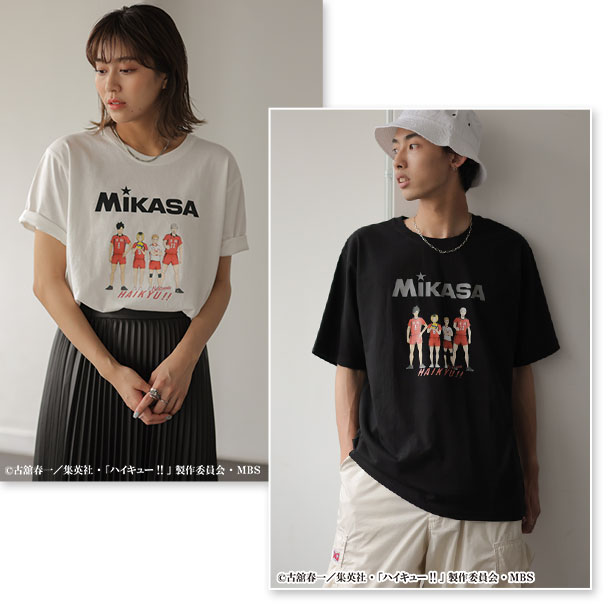 MIKASA×ハイキュー!! プリントTシャツがGeeRAで販売中-レディースファッション通販リュリュモール