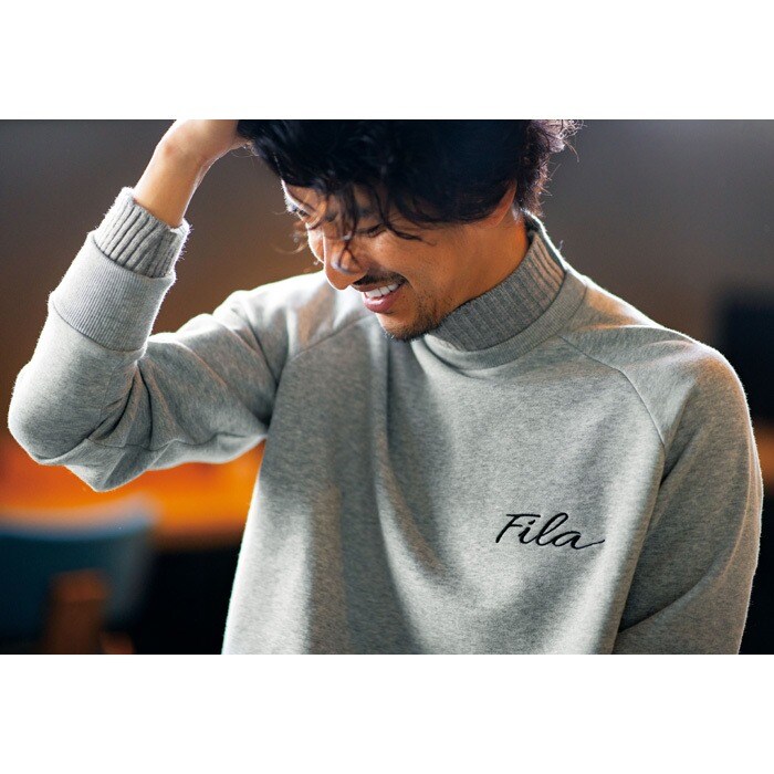 3L】＜ＦＩＬＡ＞ニット切替ハイネック裏起毛スウェット - トレーナー/トップス - Ranan(ラナン) - レディースファッション通販リュリュモール