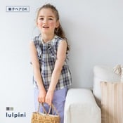 kids チェックフリルノースリーブブラウス ☆ キッズ 子供服 チェック ノースリーブ ブラウス フリル セットアップ可能 お揃い 親子コーデ  ネイビー 100cm 110cm 120cm 130cm ピエロ Pierrot 春 - ブラウス/トップス - Pierrot(ピエロ) -  レディースファッション通販 ...