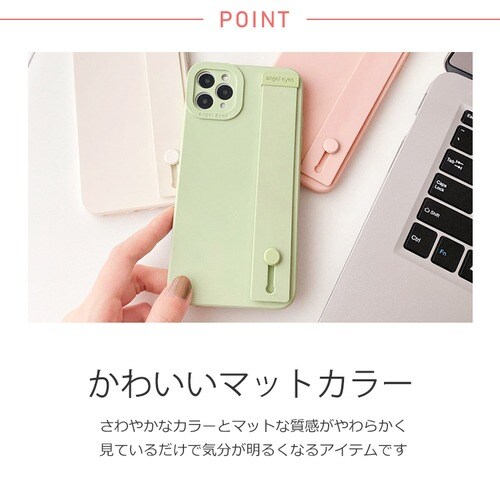 ベルト付き パステル スマホケース スタンド アイフォン スマホ カバー ケース Iphoneケース Iphone12 Iphone13 Tpu ソフトケース レディース 韓国 プチプラ 流行り トレンド 人気 おすすめ おしゃれ かわいい スマホケース ファッション小物 Shopnikoniko ショップ