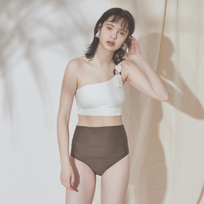 フープワンショルダー ハイウエストビキニ 水着 Seadress シードレス Made In Japan Titivate ティティベイト ファッション通販リュリュモール Ryuryumall