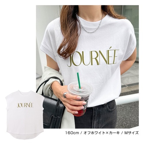 トップ ロゴtシャツ 綿100