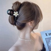 花 ヘアクリップ 大きめ バンスクリップ - バレッタ・ヘアクリップ 