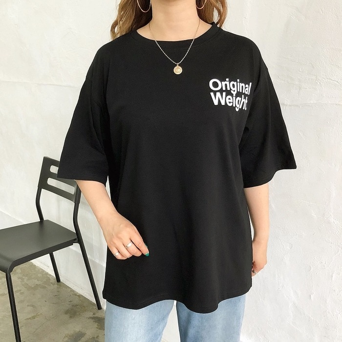 バックBIGロゴプリントルーズTシャツ/ロンT Tシャツ ロンT トップス カットソー ルーズ オーバー BIG ビッグ ゆったり ユニセックス ロゴ  プリント 韓国 ストリート ダンス カジュアル - Tシャツ・カットソー/トップス - SHEENA(シーナ) - レディースファッション通販 ...