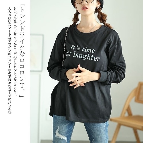 ロンｔシャツ トップ 無地 4ｌ