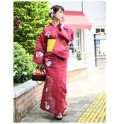 大きいサイズ レディース 椿柄浴衣3点セット☆ 女性和服 女性浴衣