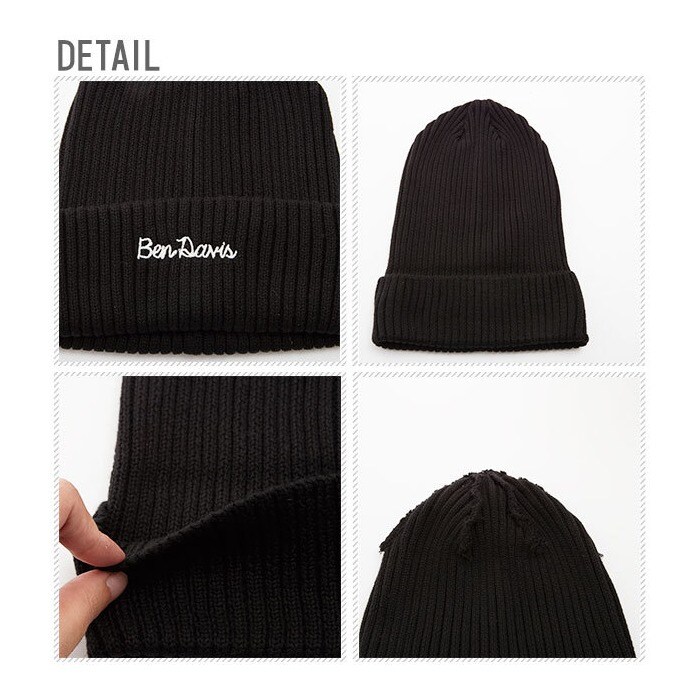 ニット帽 BEN DAVIS ベンデイビス 通販 ニットキャップ メンズ レディース キッズ こども ニット 帽子 キャップ ビーニー beanie  刺繍 ステッチ ブランドロゴ コットン ミックス 暖かい あったか Mix Knit Cap ワッチ ワッチキャップ シンプル おしゃれ ストリート  ...